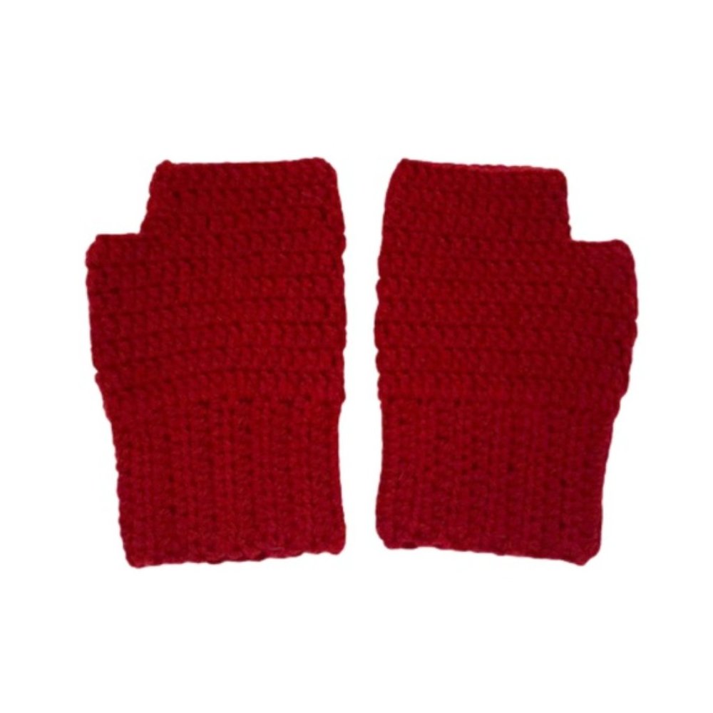 Men Hat With Ear Flaps /Warm  Fingerless Gloves - Picture 5 of 6